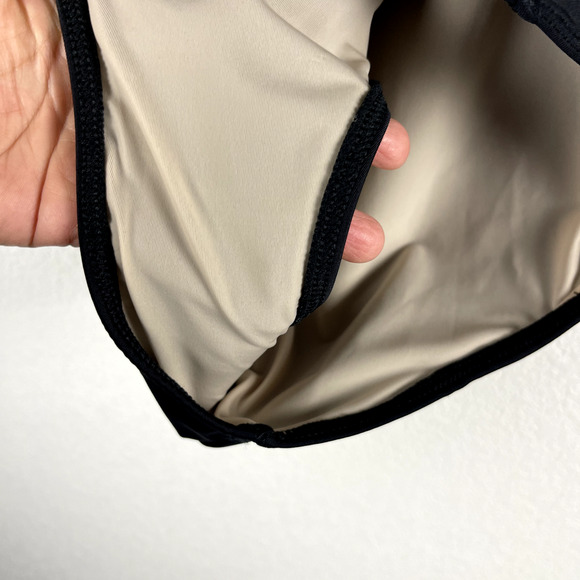 Cabana Life One Piece Swimsuit Womens XL Black Zip Front Pockets UPF 50 NWT - Picture 4 of 16